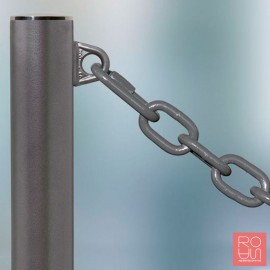 Pilona amb cadena model Província amb capçal inox